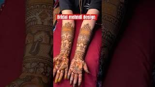 Bridal mehndi design #bridalmehndi #bridalmehndidesign #henna #shorts #heavymehndi #creativehenna