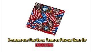 Hydrographics Film Water Transfer Printing Hydro Dip | unboxing