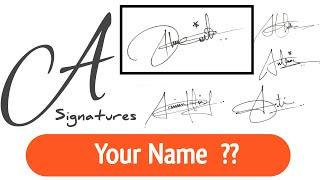 ️A Signature | Signature Style Of My Name | Beautiful Signatures | How To Write A Signature