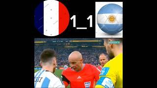 mabapa Vs Messi penalty world cup match Argentina Vs France football  match #egyptianmessi #messi