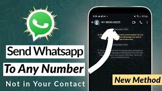 Whatsapp Unsaved Contacts Search | New Feature