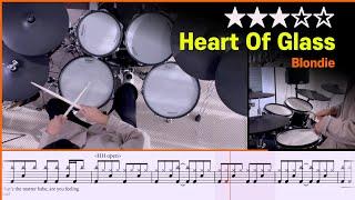 [Lv.12] Heart Of Glass - Blondie () Drum cover with sheet music