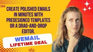 weMail Lifetime Deal I Create any type of email campaign from your WordPress dashboard