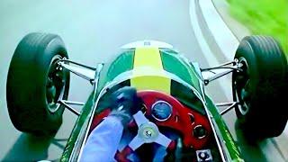 F1 1964 British GP [60 FPS] Jim Clark's Onboard in Lotus 25 - British Pathé