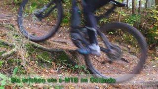 e-MTB Probefahrt auf dem Livetrail