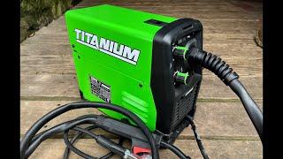 Harbor Freight Titanium Flux 125 Welder....first time user review