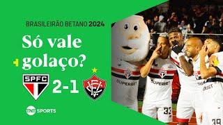 ERICK E WILLIAM GOMES FAZEM GOLAÇOS E LUCAS JOGA MUITO! SÃO PAULO 2 X 1 VITÓRIA | BRASILEIRÃO BETANO