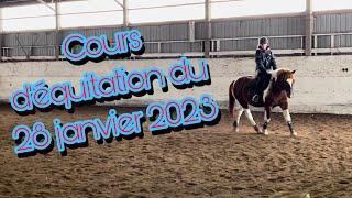 Cours d’équitation du 28 janvier 2023