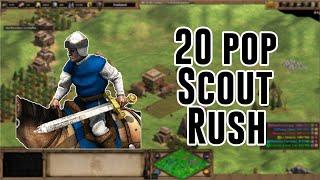 Der PERFEKTE AoE2 Anfängerbuild! 20 pop Scouts Tutorial!