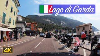 Driver's View: Driving around Lago di Garda in Northern Italy 