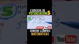 POTENCIACIÓN 2  - EJERCICIOS RESUELTOS - ÁLGEBRA #matematicas #facil #divertido