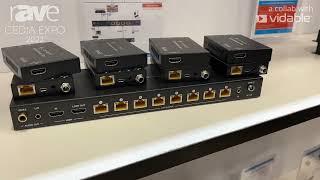 CEDIA Expo 22: J-Tech Digital Showcases JTDHDEX1x8 1x8 HDMI Extender, Splitter Solution With PoE