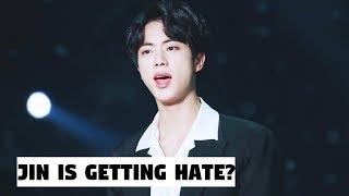 BTS Jin is getting hate because of this....