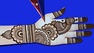 very simple mehndi design front hand | easy stylish mehndi design | mehndi design | mehndi | mehandi