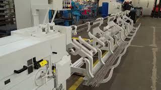 overhauled Vitari straightening and cutting machine by Bongard Machines