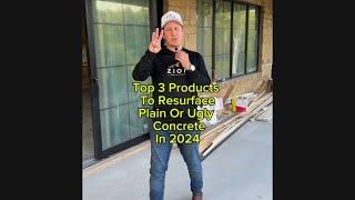 BEST Concrete Resurfacing Products for 2024 #shorts #construction