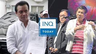 Trillanes files plunder, graft raps vs ex-President Duterte, Bong Go | INQToday