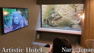 【MIROKU NARA by THE SHARE HOTELS】Deer will come to play in my yard.