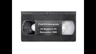 First Division goals 1990-91 VHS cassette vol 1