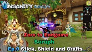 Insanity FlyFF - Zero to End Game Ep.9 - Trin Stick, Shield and Crafts!