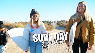 SURF DAY with SAWYER | Sky & Ocean Vlogs