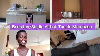 DETAILED BEDSITTER/STUDIO APARTMENT TOUR IN MOMBASA- BAMBURI// A STUDIO AIRBNB