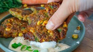 CRISPY Vegetable Fritters