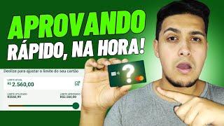 APROVANDO NA HORA! ESSE CARTÃO DE CRÉDITO FÁCIL DE APROVAR POREM... SÓ ASSIM PARA SOLICITAR