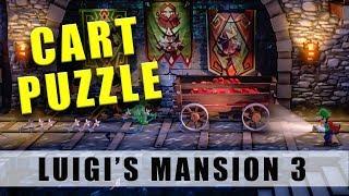 Luigi's Mansion 3 Rail Cart puzzle Floor 6