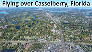 Flying over Casselberry, Florida