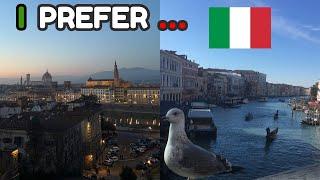  ITALY: Florence vs Venice  Which city should YOU visit…