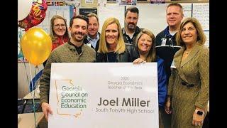 Joel Miller - 2020 Economics Teacher of the Year