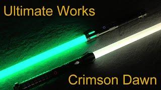 Comparing neopixel blades from Ultimate Works and Crimson Dawn [HD]