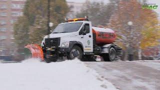 В Самаре устраняют последствия первого снегопада