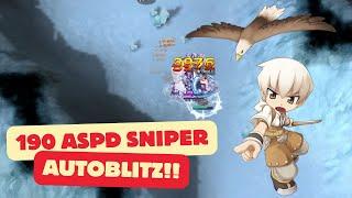 190 ASPD AUTOBLITZ SNIPER | Ragnarok Online | Pre-Renewal