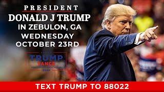 LIVE: President Trump in Zebulon, GA