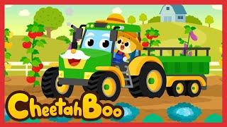 [NEW] Farmer of colorful seeds | Learn colors | Tractor song | Kids Song | #Cheetahboo