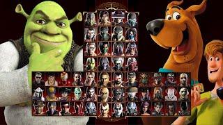 Mortal Kombat 9 - SHREK & SCOOBY DOO - Expert Tag Ladder - Gameplay @(1080p) - 60ᶠᵖˢ 