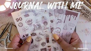 ASMR Vintage Journaling | Coffee Theme