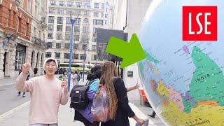 Asking people in London where Singapore is for $50 | LSE Vlogs