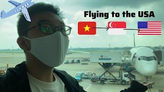 Flight to USA - FIRST VLOG VIDEO (Vlog)