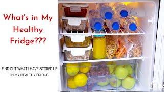 WHAT'S IN MY 'HEALTHY' FRIDGE - FRIDGE TOUR - ZEELICIOUS FOODS