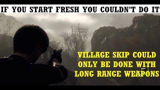 Village skip could be done with NG+ only