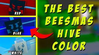 Which HIVE COLOR is Best For BEESMAS UPDATE [EXPLAINED] | Bee Swarm Simulator Roblox