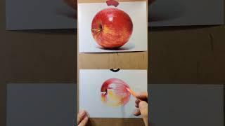 рисую яблоко)