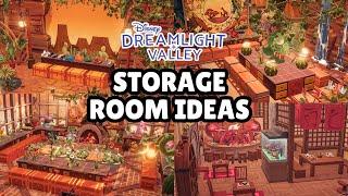 8 EASY THEMED STORAGE ROOMS FOR YOUR VALLEY//FUNCTIONAL STORAGE HOUSE TOUR//DISNEY DREAMLIGHT VALLEY