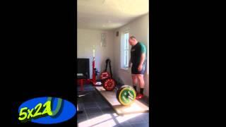 Pause squats 2x 200kg & deadlift 5x 220kg Wim Wamsteeker 6-5-2013