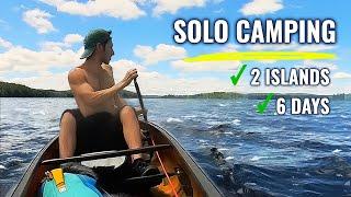 I Spent 6 Days Camping On 2 Islands | Solo In The Backcountry