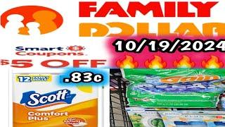 10/19/2024 Family Dollar Couponing this Week |#5off25 #familydollar #extremecouponing