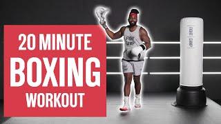 Burn Fat and Learn Boxing: 4 Round Punching Bag Workout for Beginners